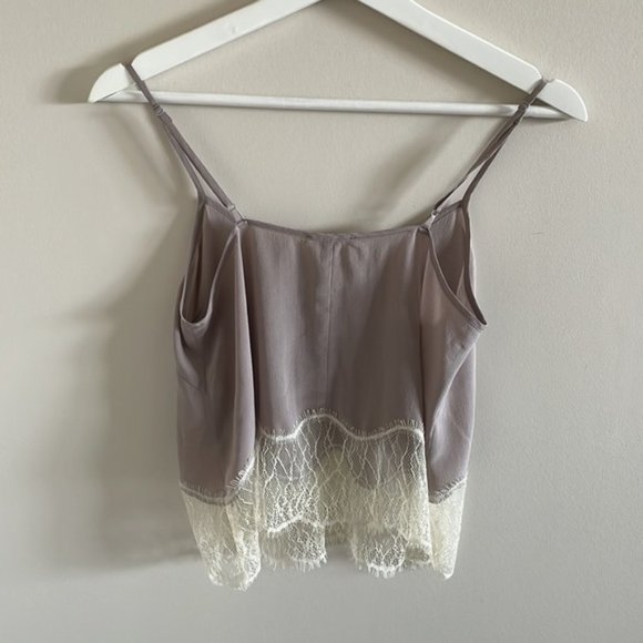 Aritzia Wilfred Chimere 100% Silk Camisole Tank Top Size X - Picture 3 of 7